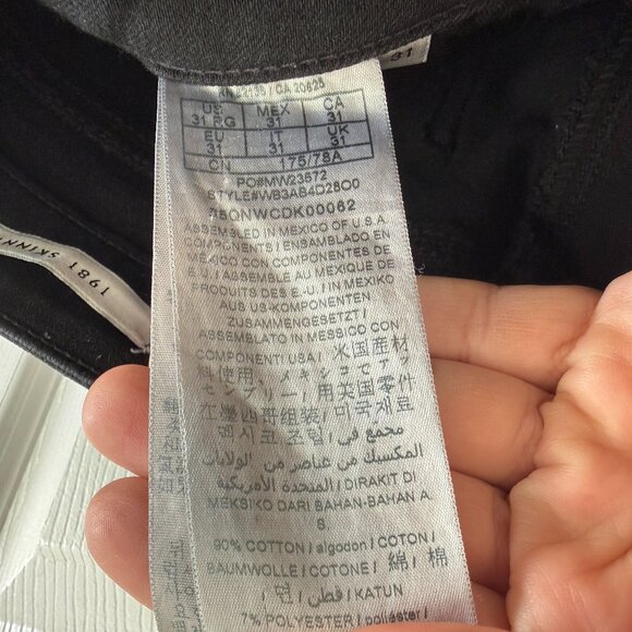 Guess Los Angeles 1981 Skinny Jeans Black Size 31 Rg - Picture 3 of 11